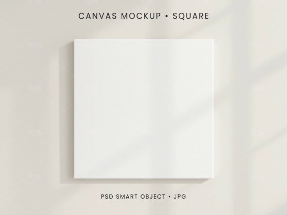 Download 1x1 Canvas Mockup Artwork Display PSD - Canvas mockup Collection