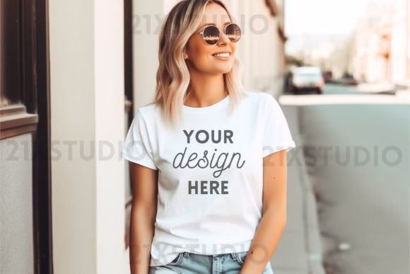 Download Bella Canvas 3001 White Shirt Mockup - White shirt mockup Collection
