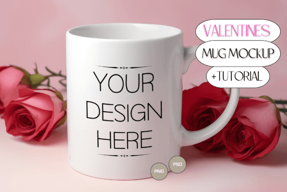 Download Mug Template Valentine PSD Mug Mockup - Psd mug mockup Collection