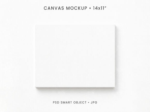 Download 14x11 Canvas Mockup PSD JPG - Canvas mockup Collection